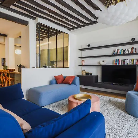 Moderne -2br-6p- Palais Royal Apartment *
