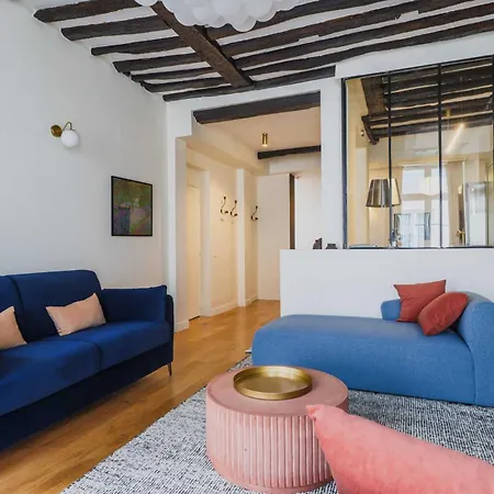 Apartment Moderne -2br-6p- Palais Royal Paris